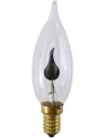 Lampada fiamma effetto fuoco 3x11 cm E14 Mondo Presepi
