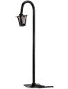 Lampione curvo da strada h. 22 cm con luce 220v. per presepe