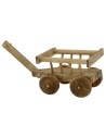 Carro in legno 9x3,5x3 h. Mondo Presepi