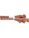 Mattoni in terracotta mm 25x12x7 disponibili in: Mondo Presepi