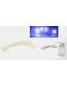 Stella cometa 19 cm presepe con led tremolanti a luce fredda