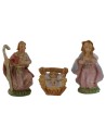 Natività 3 soggetti 4 cm in pvc Mondo Presepi