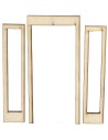 Portafinestra in legno con ante apribili cm 9x0,3x19,4 h Mondo