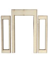 Portafinestra in legno con ante apribili cm 8,7x0,4x15 h Mondo