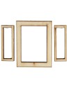 Finestra in legno con ante apribili cm 5X0,4X6,6 h Mondo Presepi