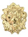 Testa di leone in ottone cm 4x5 h. Mondo Presepi