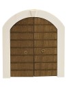 Portone doppia anta in legno con telaio per statue cm 10 h