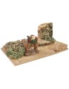 Ambiente desertico con cammello cm 15x10x6 h Mondo Presepi