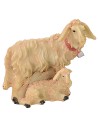 Sheep with lamb in resin for statues 9-10 cm