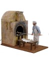 Fornaio in movimento 30 cm con forno funzionante forno