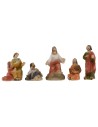 Statue Pasquali scena Discorso della Montagna 5 cm Mondo Presepi