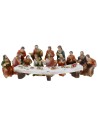 Statue Pasquali scena Ultima Cena 5 cm Mondo Presepi