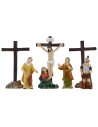 Statue Pasquali scena Crocifissione di Gesù 5 cm Mondo Presepi