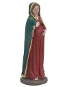 Madonna incinta 9 cm in resina resina, reale, base, altezza