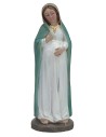 Madonna incinta veste chiara 9 cm in resina resina, base