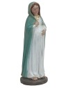 Madonna incinta veste chiara 9 cm in resina resina, base