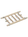 Aratro in legno e metallo cm 6x10x1,4 h legno, aratro, statue