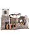Ambientazione per ultima cena 42x17x30 h altezza, statue