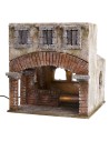 Ambientazione illuminata per ultima cena 29x29x32 h statue