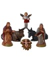 Natività 6 pz cm 6 Landi Moranduzzo Mondo Presepi