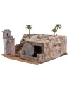 Presepe Pasquale cm 50x49x25 h altezza, sepolcro, statue