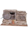Sepolcro con fontana 39x29x25 h altezza, statue, fontana