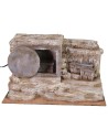 Sepolcro con fontana 39x29x25 h altezza, statue, fontana