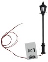 Lampione da strada 8 cm con lanterna e luce calda a led 3V