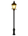 Lampione da strada 8 cm con lanterna e luce calda a led 3V