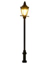 Lampione da strada 8 cm con lanterna e luce calda a led 3V