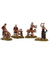 Set 4 scene mestieri serie 10 cm Landi Moranduzzo Mondo Presepi