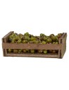 Cassetta in legno con olive cm 6,3x3,7x2,5 h altezza, legno