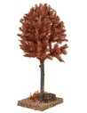 Albero autunnale rosso cm 6x6x16 h autunnale, base, altezza