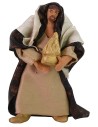Set 3 Re Magi 9 cm vestiti in tessuto tessuto, sono, statue