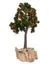 Albero di arance con base cm 4x4x13 h base, albero, statue