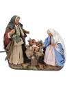 Natività in movimento 24 cm base, altezza, giuseppe, gesù
