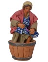 Pigiatrice d'uva 10 cm mastello, terracotta, altezza, tessuto