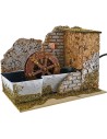 Mulino ad acqua presepe cm 20x14x15 h. Completo di pompa Mondo