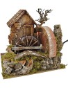 Casa con mulino ad acqua funzionante cm 24x20x22 h. Mondo