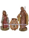 Natività cm 45 Lux Euromarchi set 3 soggetti Mondo Presepi
