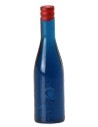 Set 4 bottiglie blu cm 3,6 h statue, altezza, plastica
