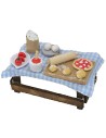 Tavolo pizzaiolo cm 10x5,8x4 h Mondo Presepi