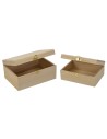 Set due cofanetti in legno Mondo Presepi