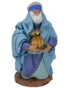 Set 3 Re Magi 12 cm vestiti in tessuto Mondo Presepi