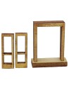 Finestra apribile con telaio in legno cm 2,7x1x3,4 h Mondo