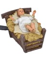 Bambino nella culla in movimento serie 30 cm Pigini