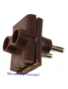 Triple plug for low voltage