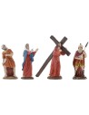 Ascent to Calvary with statues 12-13 cm h. Easter statues