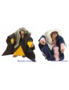 San Giuseppe e Maria snodati serie 8 cm Mondo Presepi