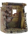 Bottega del falegname in resina cm 8,5x5,5x10 h. Mondo Presepi